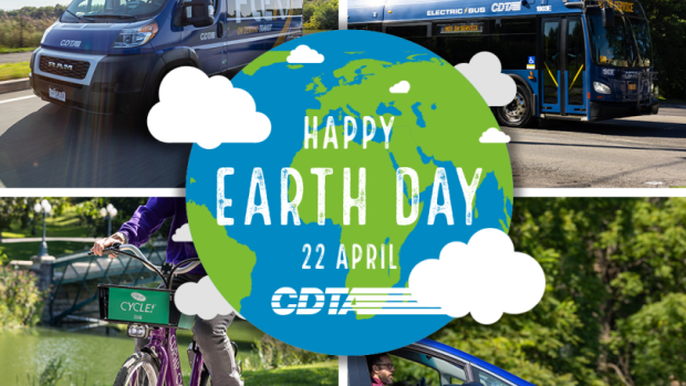 CDTA Celebrates Earth Day, Encourages Capital Region to Utilize Sustainable Mobility Options