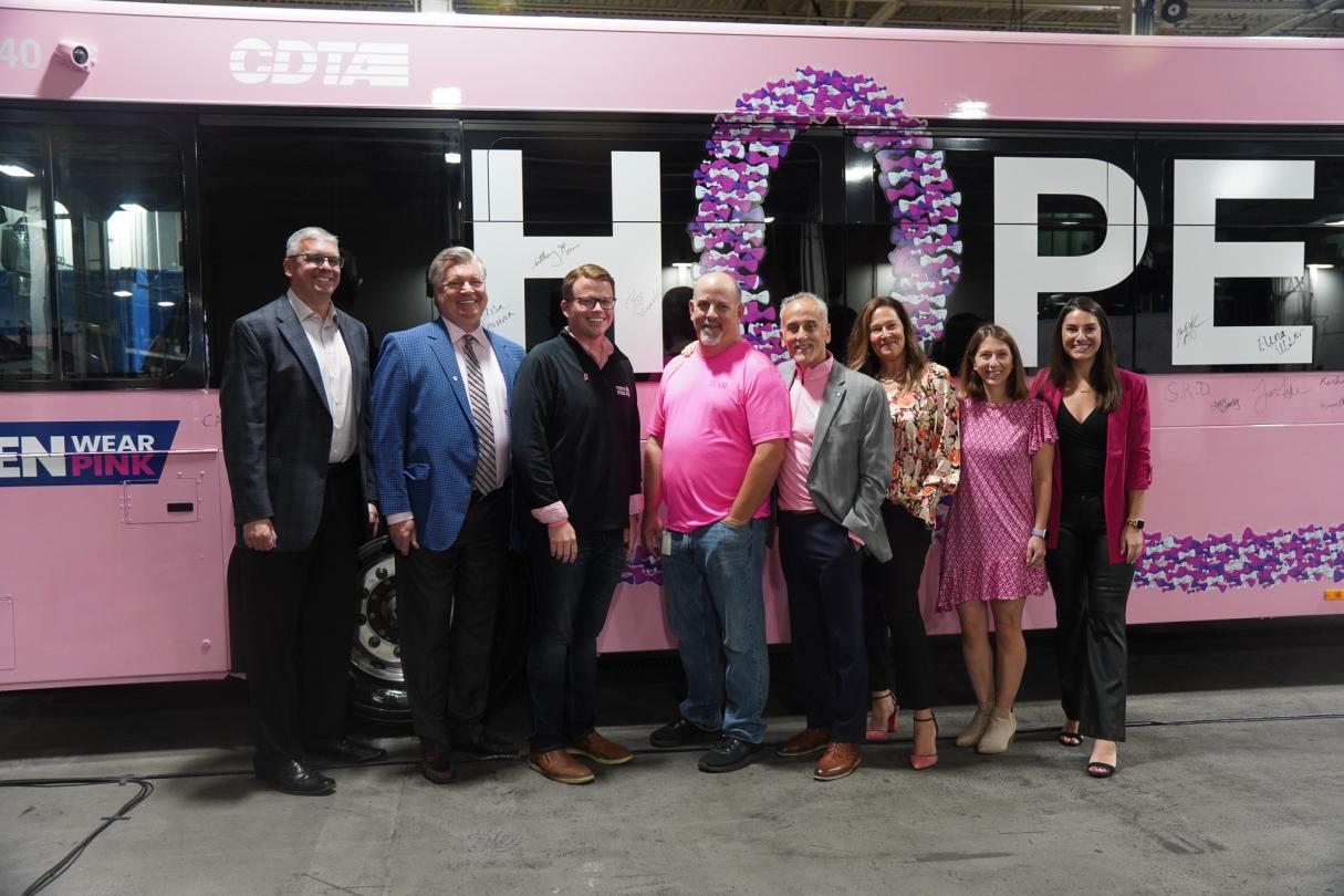CDTA Unveils New Pink Buses for Breast Cancer Awareness Month 