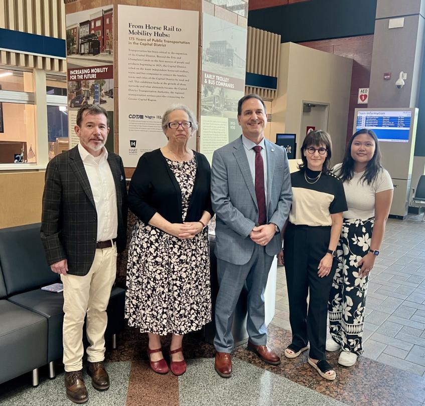CDTA and the Hart Cluett Museum Unveil Second Phase of Historic Exhibit at Joseph L. Bruno Rail Station