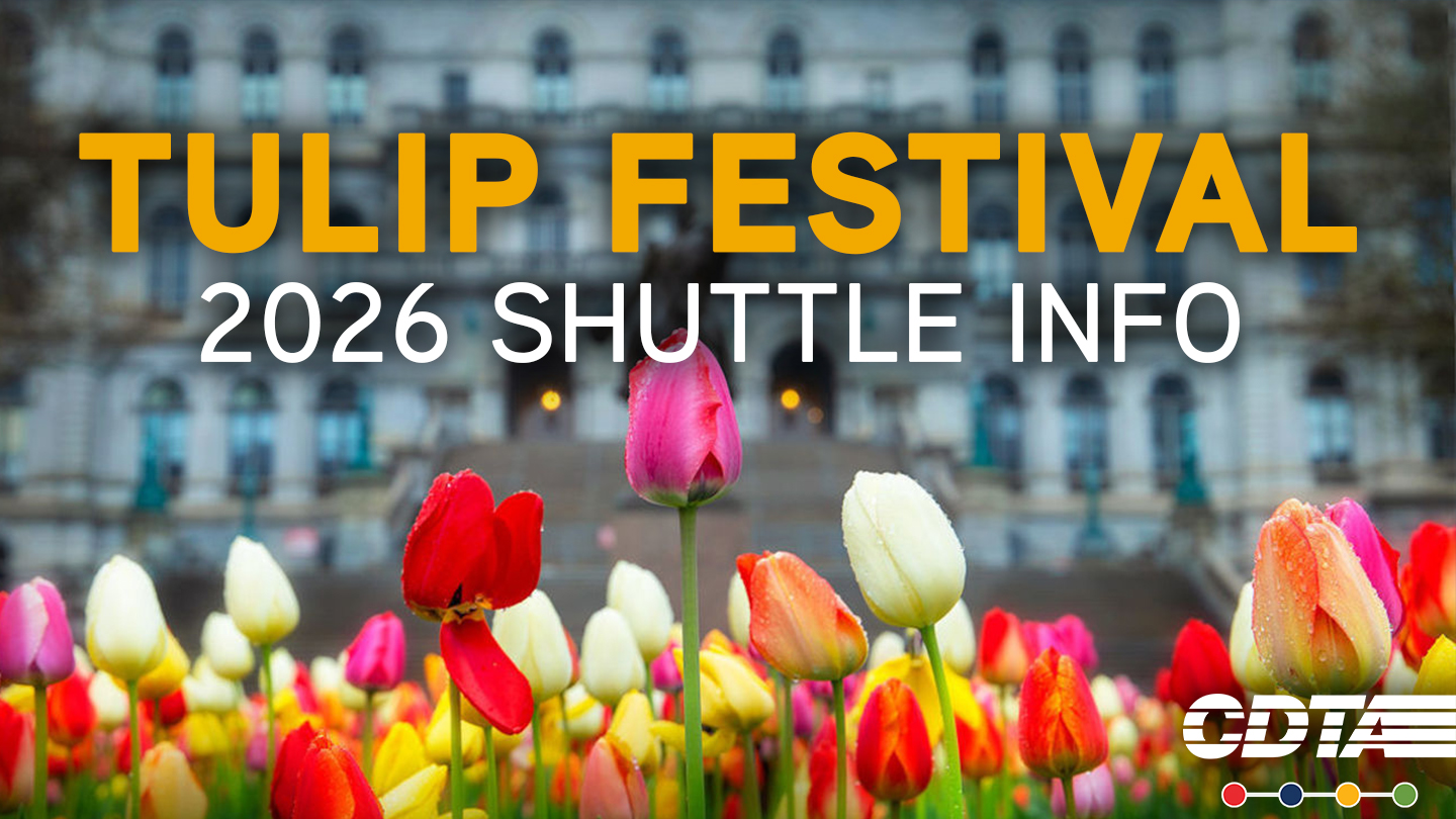 CDTA to Provide Free Shuttle Service for the 78th Annual Albany Tulip Festival