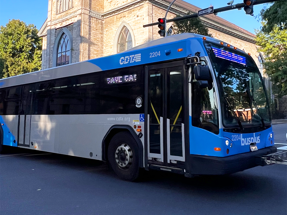 Blue Line Bus