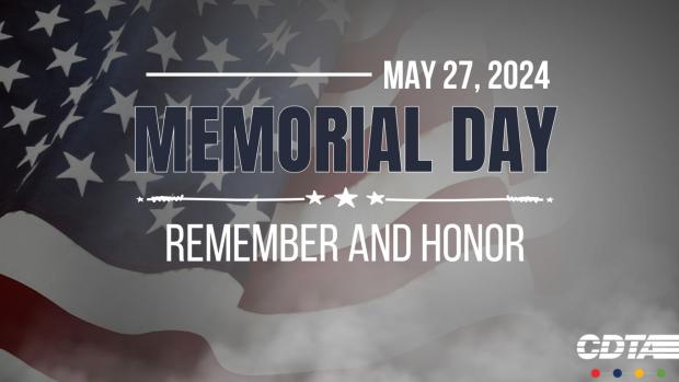 CDTA Announces 2024 Memorial Day Service CDTA Announces 2024 Memorial Day Service