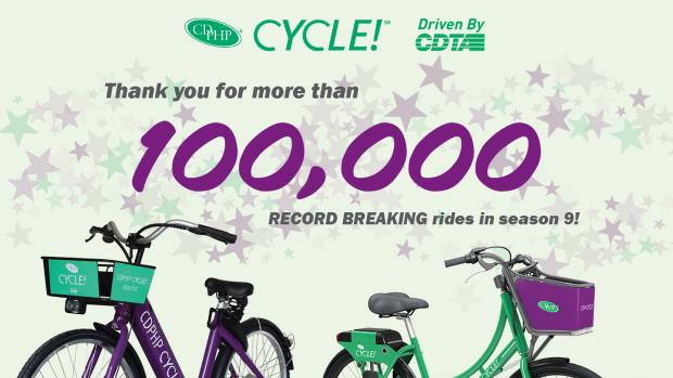  CDPHP Cycle! Celebrates Record-Breaking Season with More Than 100,000 Rides