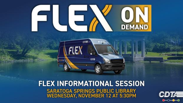 CDTA Bringing FLEX On Demand Service to Saratoga Springs  CDTA Bringing FLEX On Demand Service to Saratoga Springs