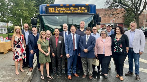 CDTA Celebrates New Bus Route that Connects Glens Falls to Saratoga Springs CDTA Celebrates New Bus Route that Connects Glens Falls to Saratoga Springs