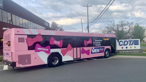 CDTA Kicks Off Breast Cancer Awareness Month with Iconic Pink Buses