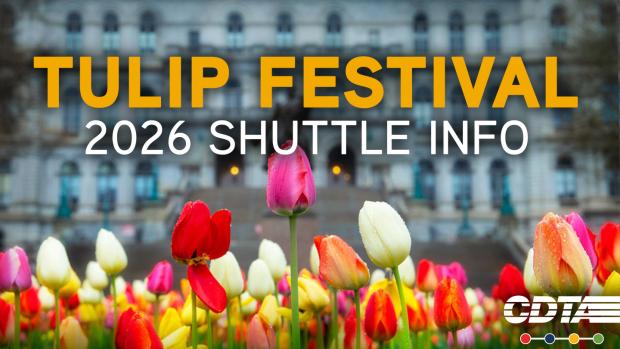 CDTA to Provide Free Shuttle Service for the 78th Annual Albany Tulip Festival