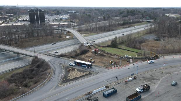 Crossgates Roundabout Construction